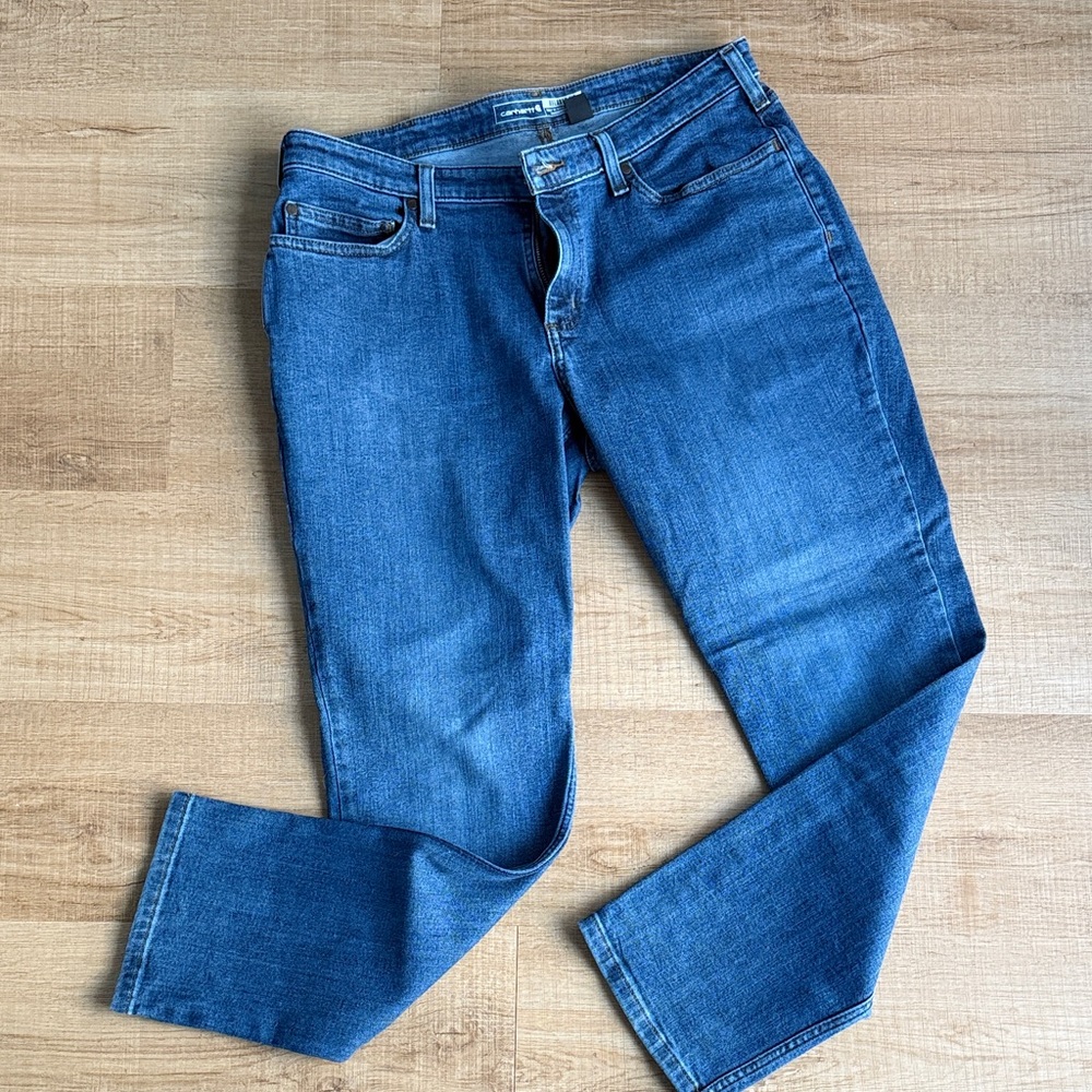 Carhartt Relaxed Fit Women’s Blue Jeans